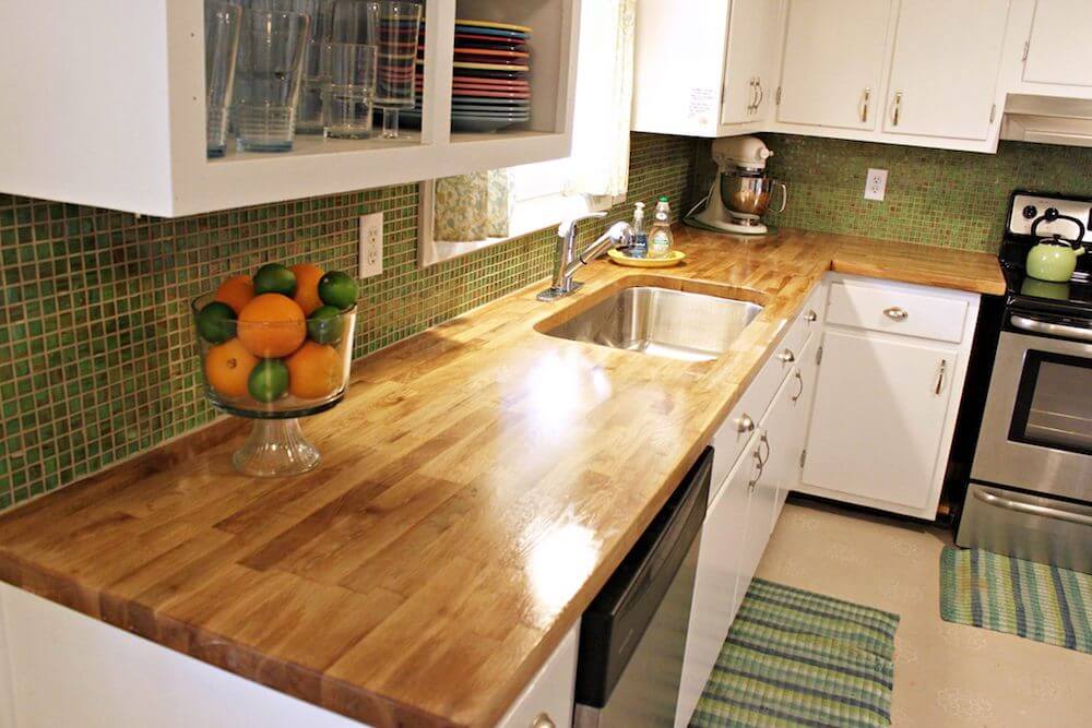 Kitchen Cabinets With Butcher Block Countertops