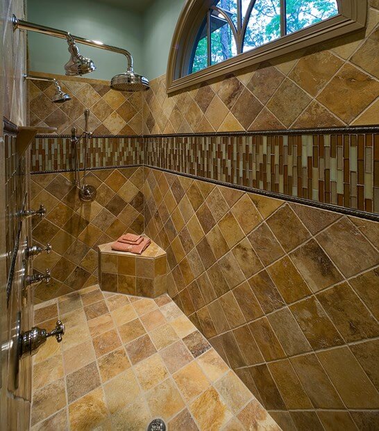 Bathroom Ceramic Tile Ideas : 20 great pictures and ideas of vintage bathroom floor tile ... / Tile the bathroom floor in a similar design as the shower floor a tiled bathroom floor makes a nice addition to brighten the decor.