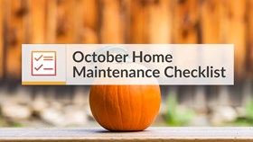 October Home Maintenance Checklist