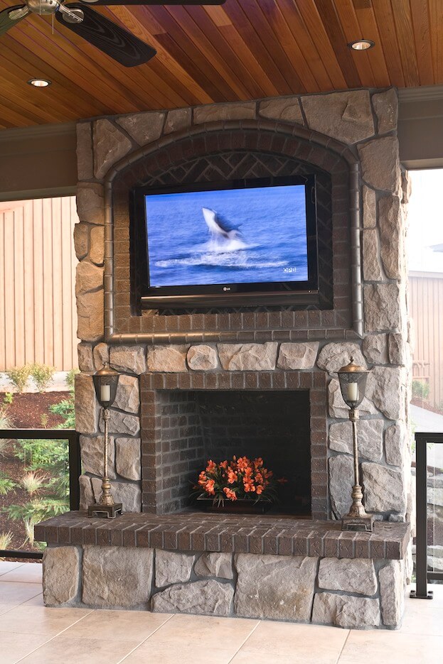 Mounting A Tv Over A Fireplace How To Mount Tv On Wall