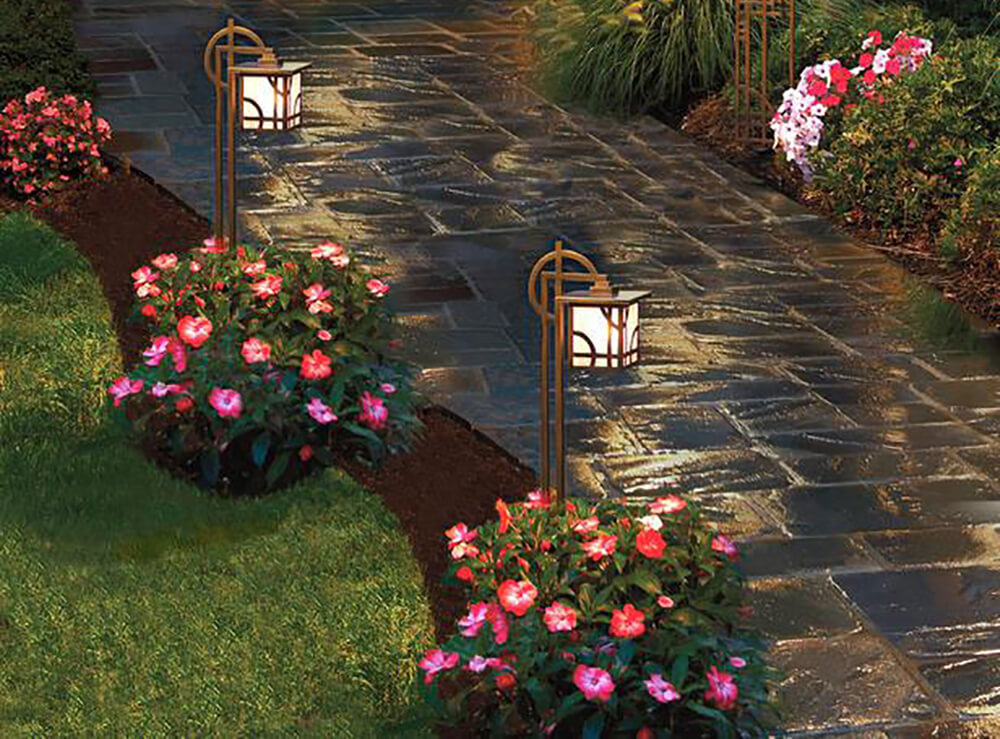 solar landscape lighting ideas commercial