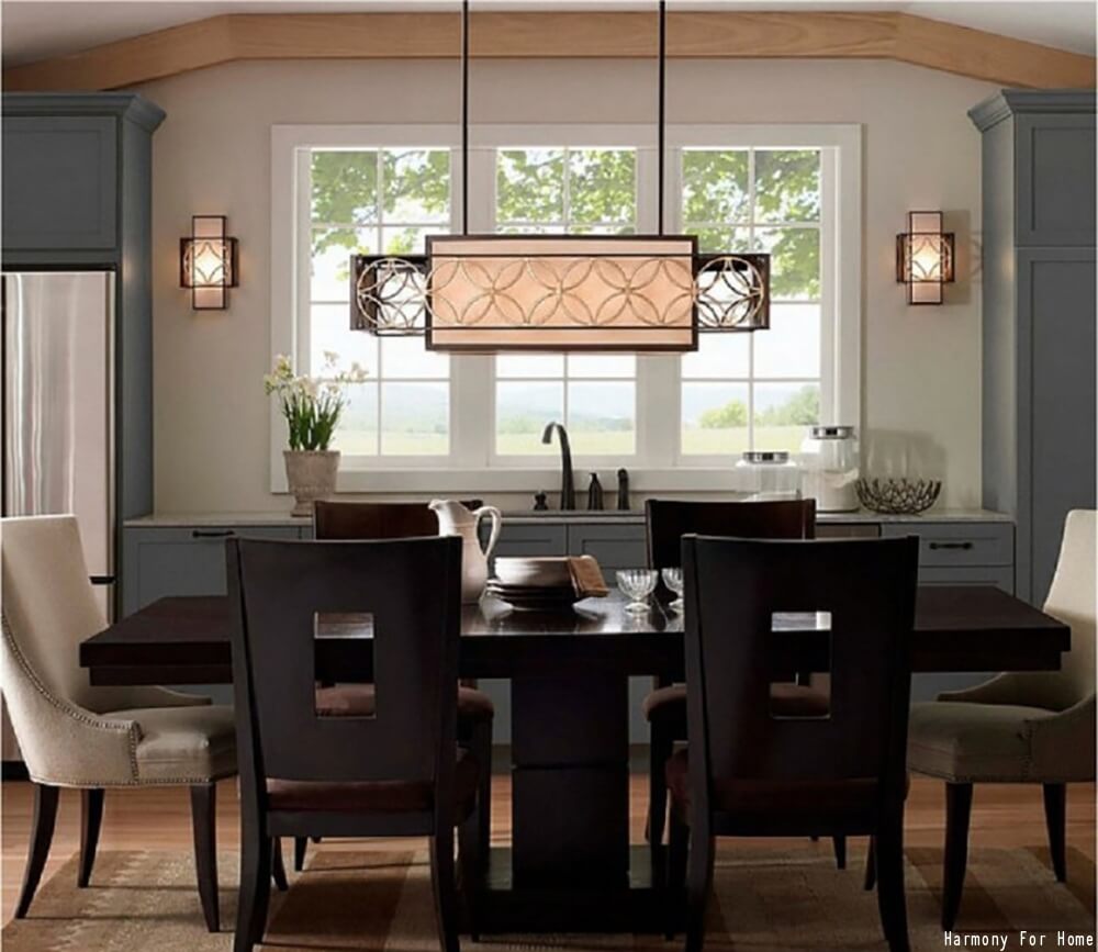 installing dining room light fixture